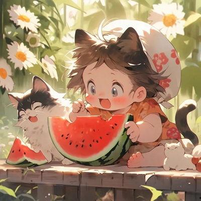 老虎吃瓜头像动漫图片,揭秘动漫中的另类趣味瞬间